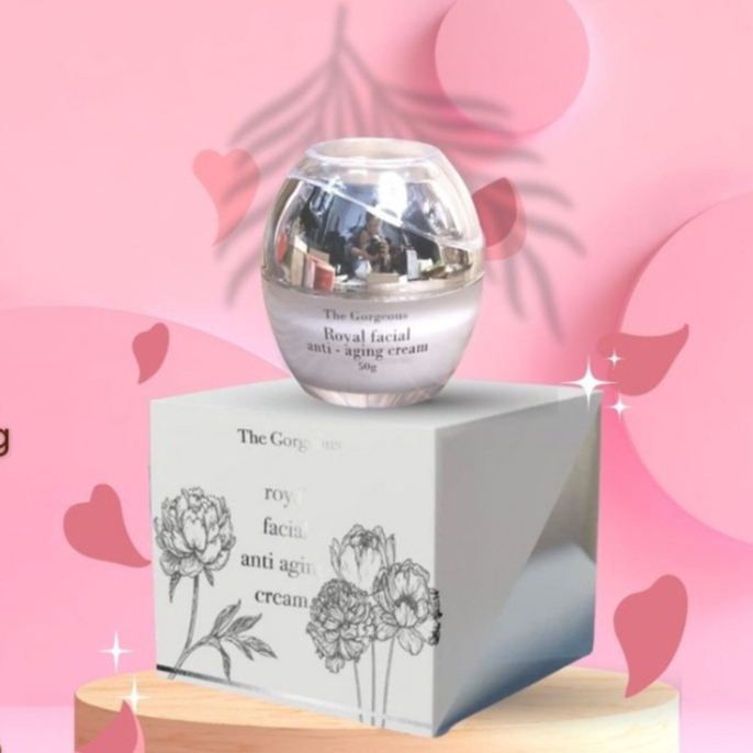 Kem cừu ngày đêm Múi Xù GORGEOUS dưỡng ẩm da, kem dưỡng trắng da mặt nâng tone da mờ nám tặng quà cao cấp 50gr