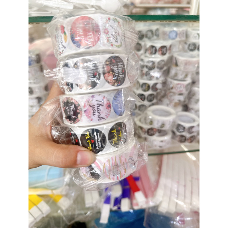 Set 500 Tem Thank You - Sticker Cám ơn niêm phong hàng