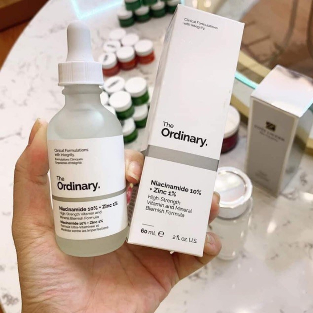 Serum The Ordinary Niacinamide 10% + Zinc 1% Giúp Cân Bằng Bã Nhờn Làm Sáng Da Thu Nhỏ Lỗ Chân Lông 30 - 60ml