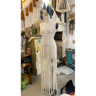 Váy macrame bikini cover up