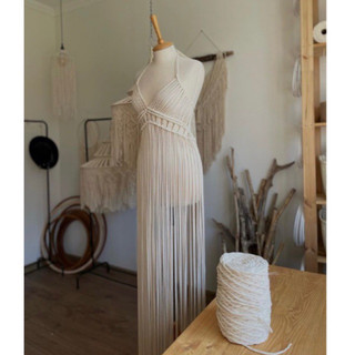 Váy macrame bikini cover up