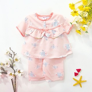 Bộ tole lanh tnqd bé gái từ 9 - 15kg
