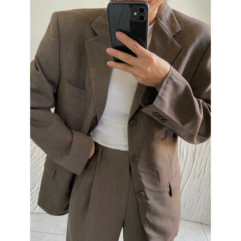 Set Quần dài + áo Blazer