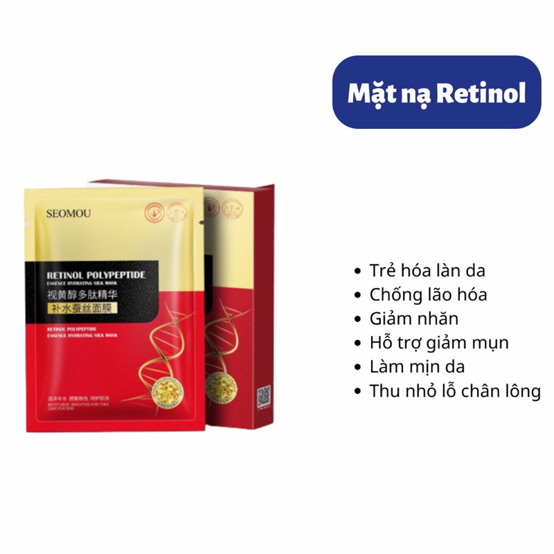 Mặt nạ Retinol trẻ hoá da, ngừa lão hoá