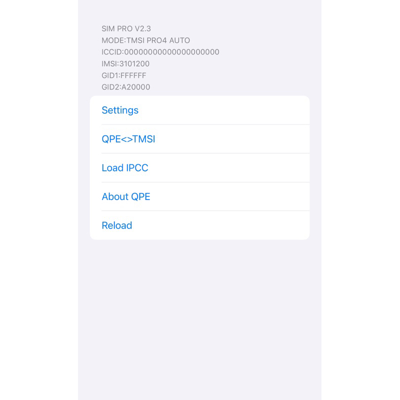 Sim ghép Pro V All in One  ko hao bin nóng máy pronew , hỗ trợ nhiều chế độ ghép ICCID, IPCC, QPE