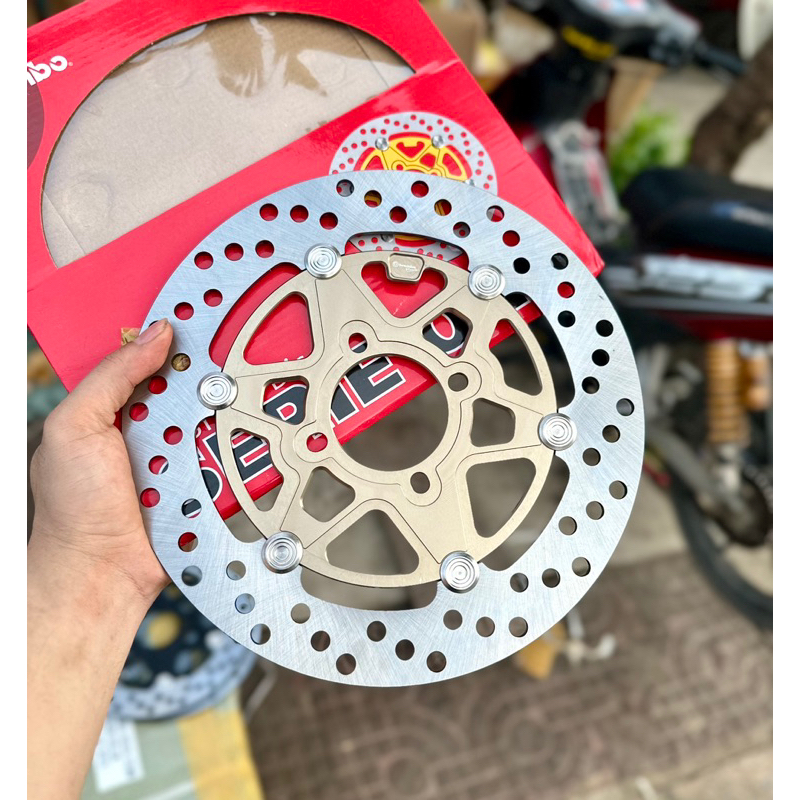 Đĩa thắng trước BB ORO 260 lồng nhôm CNC gắn mọi loại xe