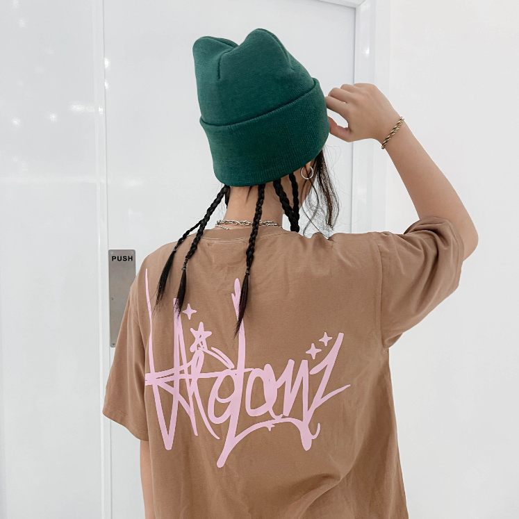 Áo thun Unisex tay lỡ cotton local brand HIDANZ - Signature