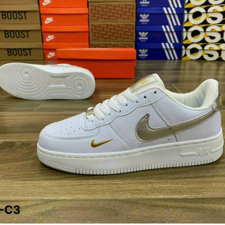 Giày Thể thao AF1_Nike Vệt Nâu , Giày Sneaker Nam Nữ Hàng SC 1:1