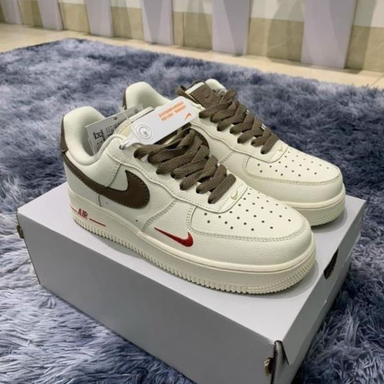 Giày Thể thao AF1_Nike Vệt Nâu , Giày Sneaker Nam Nữ Hàng SC 1:1
