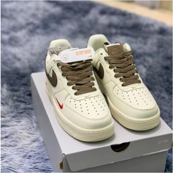 Giày Thể thao AF1_Nike Vệt Nâu , Giày Sneaker Nam Nữ Hàng SC 1:1