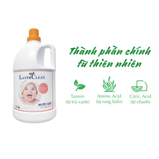Nước giặt hữu cơ Layer CLean chai 4kg