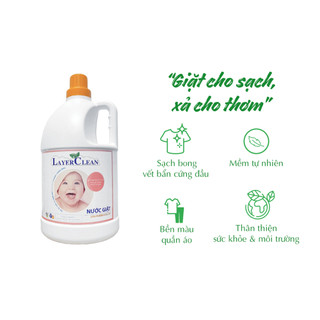 Nước giặt hữu cơ Layer CLean chai 4kg