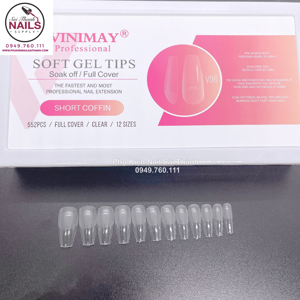 Móng up dẻo Vinimay