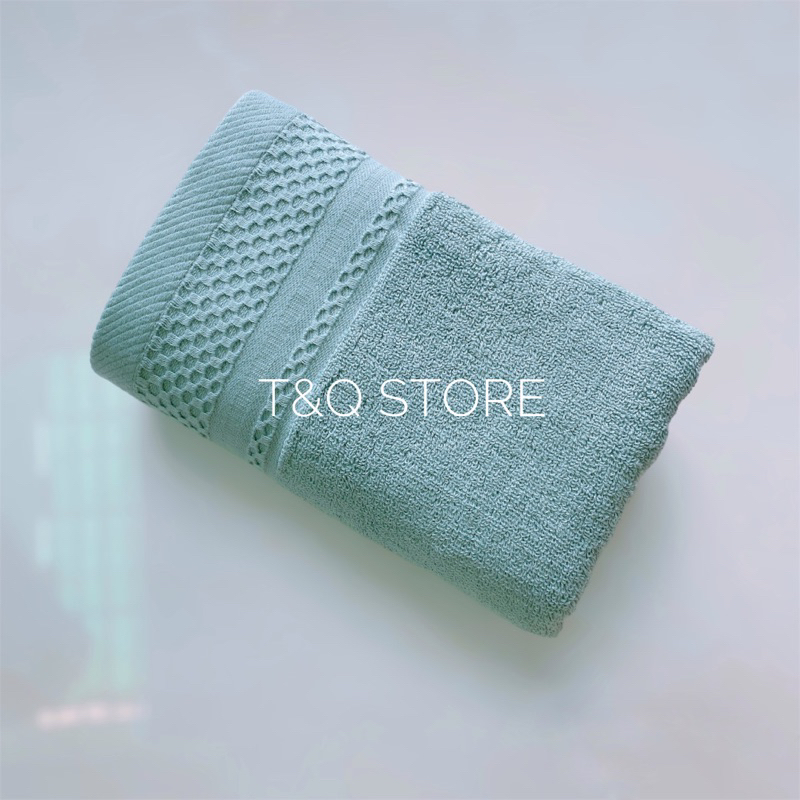 Khăn tắm gội cotton cao cấp 80x36cm thấm hút tốt an toàn cho da nhạy cảm | BigBuy360 - bigbuy360.vn
