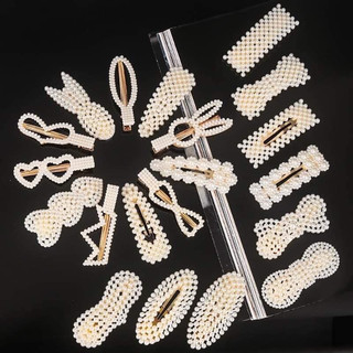 Set 20 kẹp tóc nhựa ngọc cực xinh