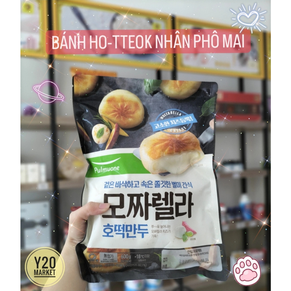 BÁNH BAO HO-TTEOK NHÂN PHÔ MAI HÀN QUỐC 600GR