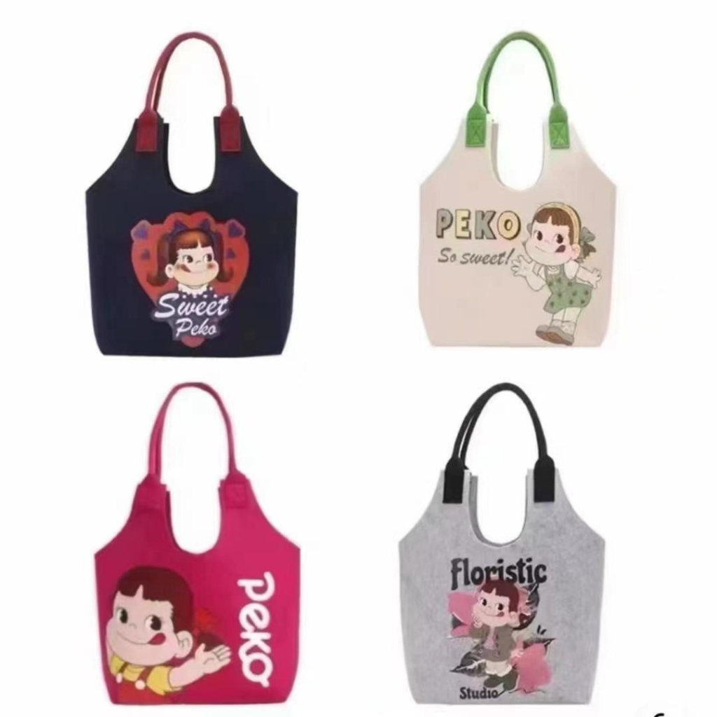 Túi Xách Tay Bằng Vải Nỉ Hoạt Hình Siêu Dễ Thương Thời Trang Mới 2023 ( có bán sỉ )