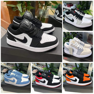Giày jordan_1 cổ thấp nam nữ, giày thể thao jd1 panda đen trắng thể thao hàng đẹp nhiều màu full size 36-43.