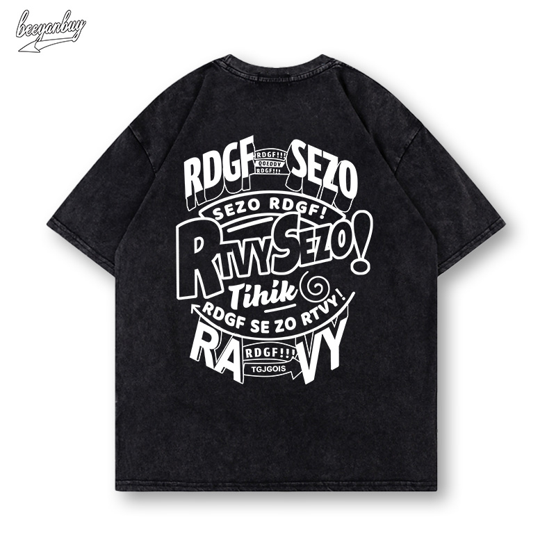 Áo thun nam wash BEEYANBUY áo phông chất boy phố T-shirt unisex ulzzang 100% cotton-Y0313