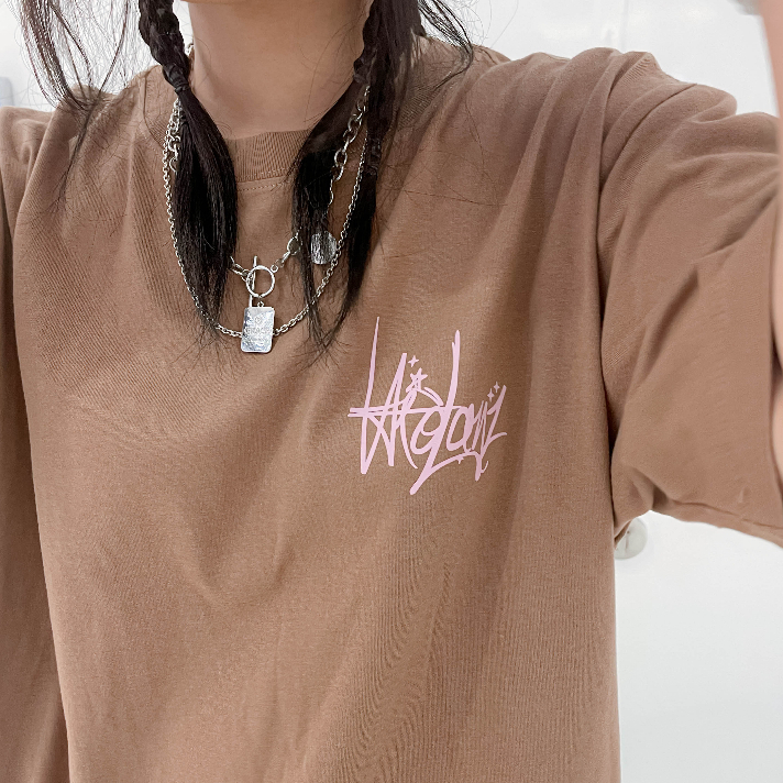 Áo thun Unisex tay lỡ cotton local brand HIDANZ - Signature