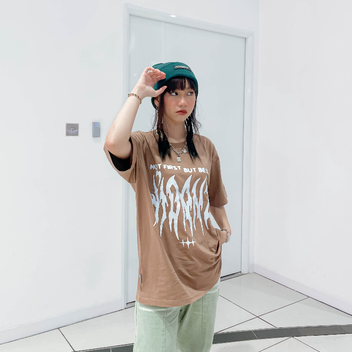 Áo thun Unisex tay lỡ cotton local brand HIDANZ - Not/But