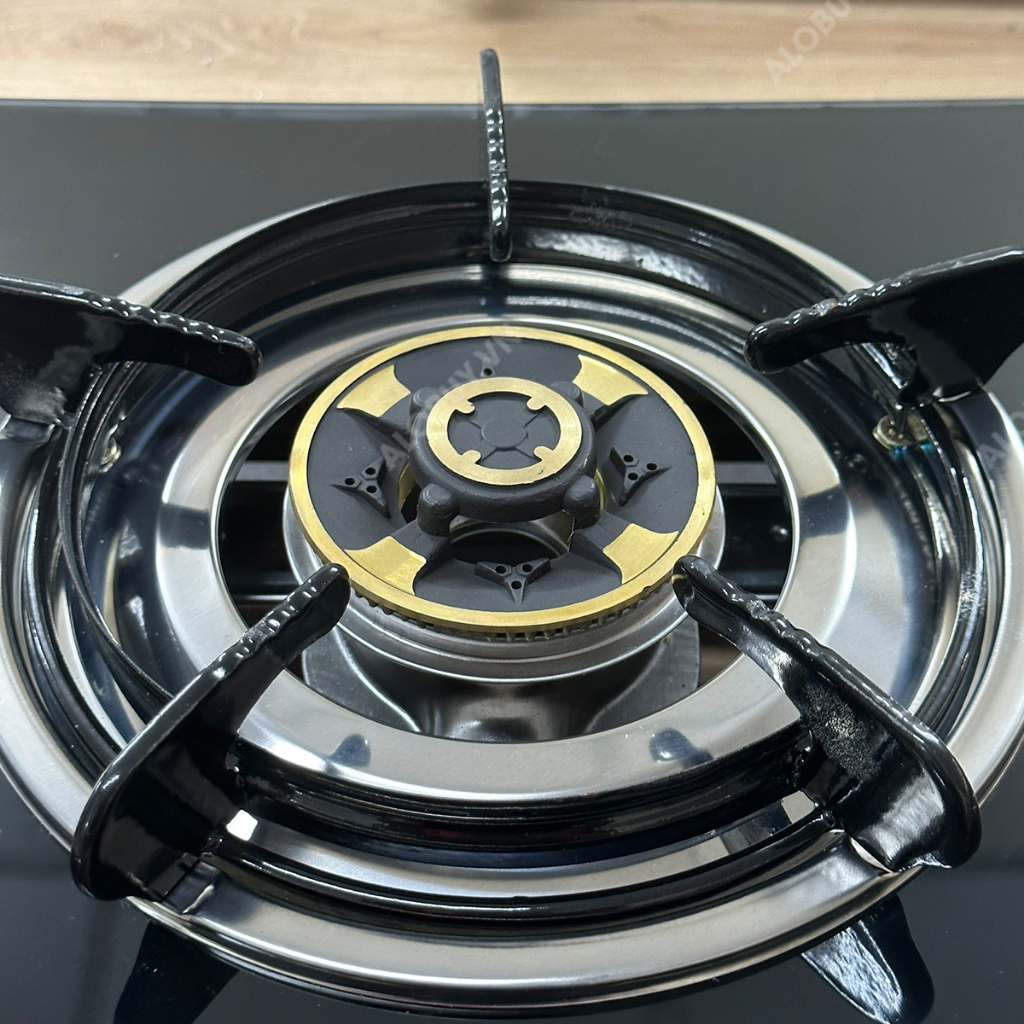 Combo Bếp gas khung inox mặt kính FUJISHI KI-224A + Bộ dây van ngắt gas tự động NAMILUX - BH chính hãng 1 năm