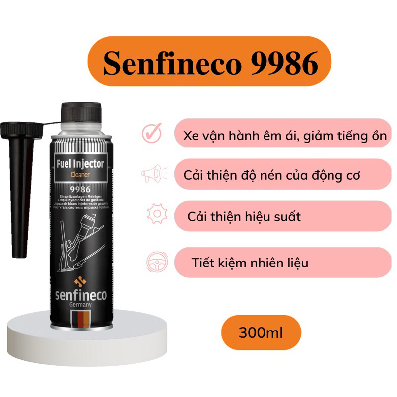 [CHÍNH HÃNG] Vệ sinh kim phun buồng đốt ô tô SENFINECO 9986