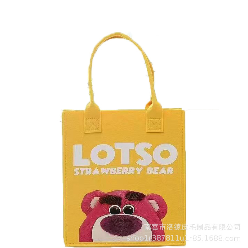 One Túi Xách Tay đa năng In Họa Tiết Hoạt Hình Dễ Thương Cho Học Sinh