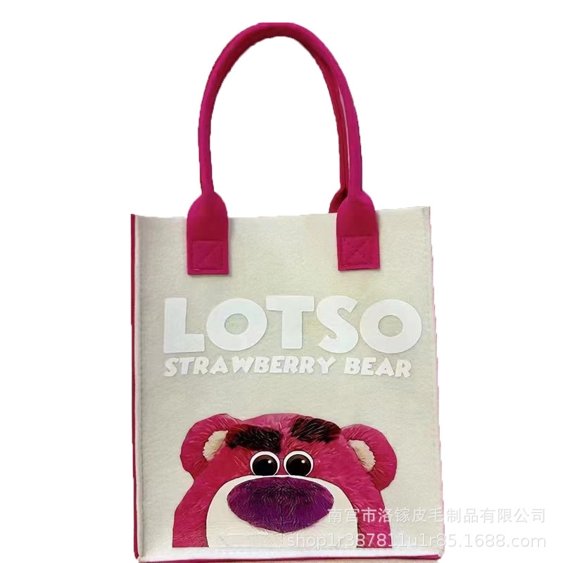 One Túi Xách Tay đa năng In Họa Tiết Hoạt Hình Dễ Thương Cho Học Sinh