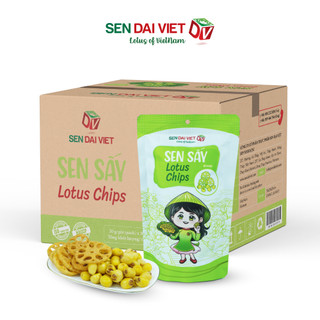 Sen sấy vị wasabi-giòn tan, cay bùng nổ, kích thích vị giác đv- sen đại việt- gói 30g