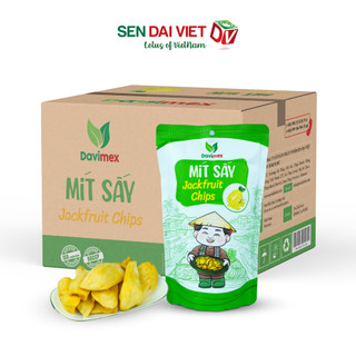 Mít sấy giòn tan - hương vị tự nhiên, thơm ngon toàn diện, đv- sen đại việt-gói 35g