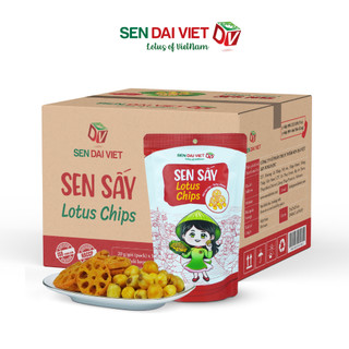 Sen sấy vị phô mai cay - giòn tan, cay nồng nàn, béo ngậy đv- sen đại việt- gói 30g