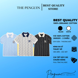 ÁO THUN MLB NY , ÁO MLB MONOGRAM MEGA-LOGO NAM NỮ UNISEX The.Peguin