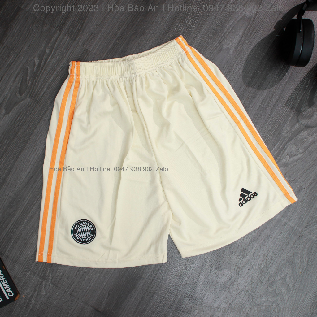 Set Bộ Quần Áo Bóng Đá Bayern Munich vàng Chanh  Mùa Giải 2023-2024 - Vải Gai Thái Chuẩn Áo Thi Đấu