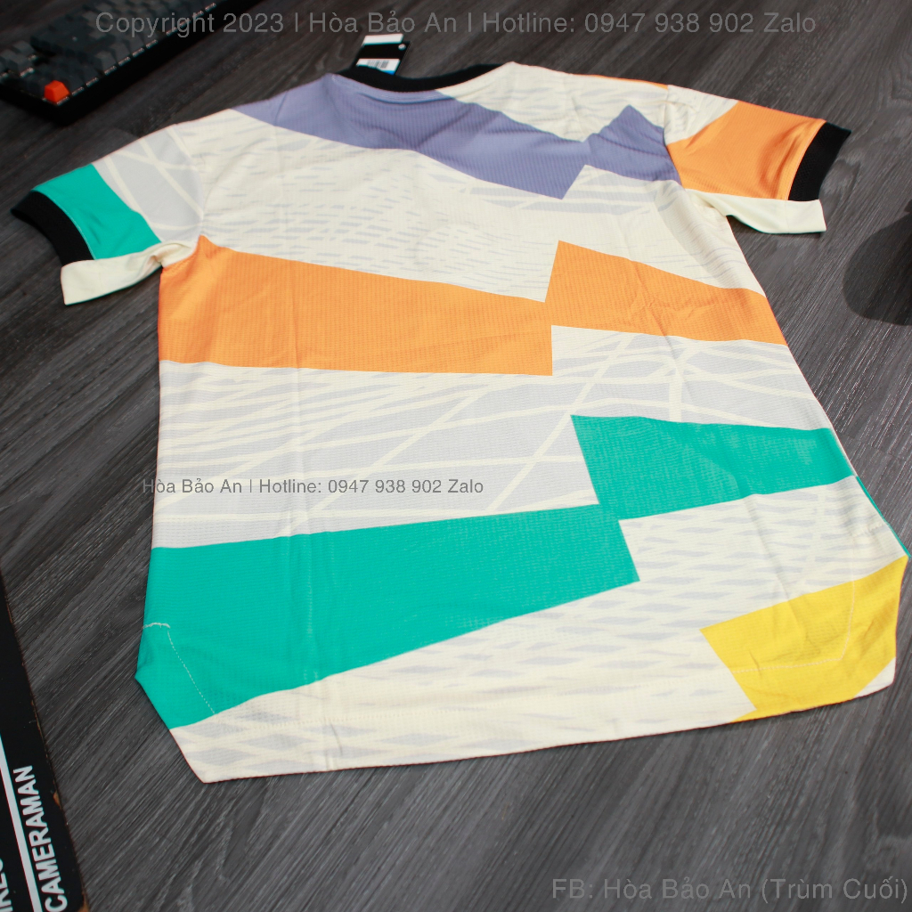 Set Bộ Quần Áo Bóng Đá Bayern Munich vàng Chanh  Mùa Giải 2023-2024 - Vải Gai Thái Chuẩn Áo Thi Đấu