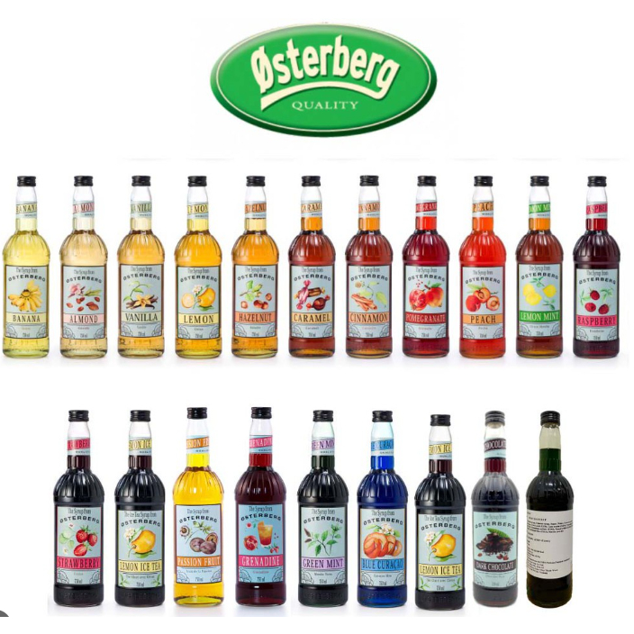 Syrup Osterberg Yuzu 750ml  - Nguyên Liệu Pha Chế CloudMart