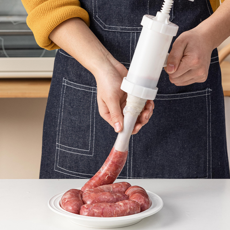Dụng cụ nhồi thịt, nhồi nhân xúc xích lặp xưởng, ống bơm nhân làm dồi sụn tại nhà, thiết kế đơn giản dễ sử dụng