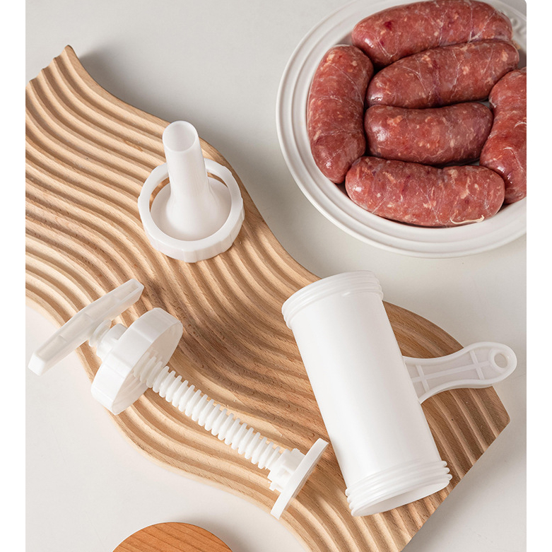 Dụng cụ nhồi thịt, nhồi nhân xúc xích lặp xưởng, ống bơm nhân làm dồi sụn tại nhà, thiết kế đơn giản dễ sử dụng