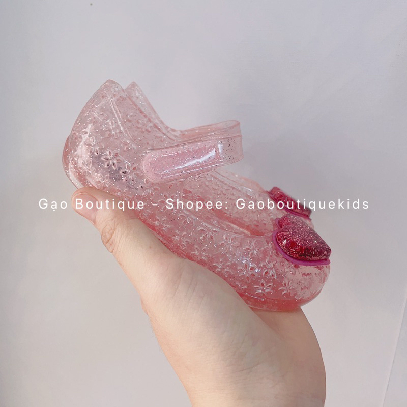 Giày thơm búp bê trái tim cho bé gái 12cm - 18cm