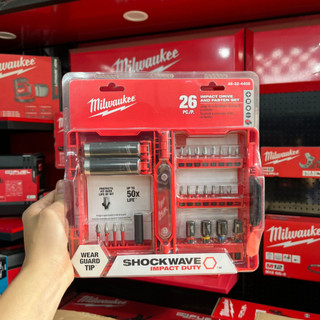 Bộ mũi vít đa năng 26 chi tiết Milwaukee 48-32-4408. Thép cao cấp, chống mài mòn, đưt gãy.