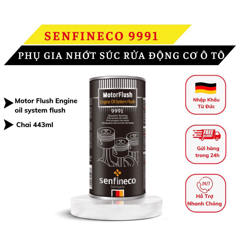 [CHÍNH HÃNG] Súc rửa động cơ ô tô SENFINECO 9991