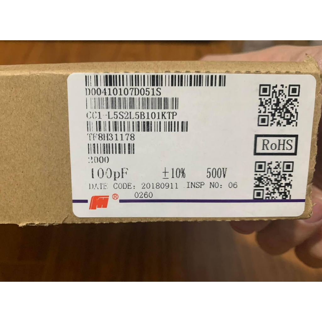 SET 40 TỤ GỐM VÀNG CAM  5 %  500V =>