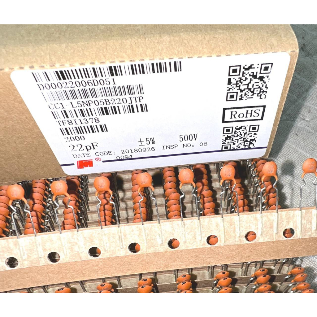 SET 40 TỤ GỐM VÀNG CAM  5 %  500V =>