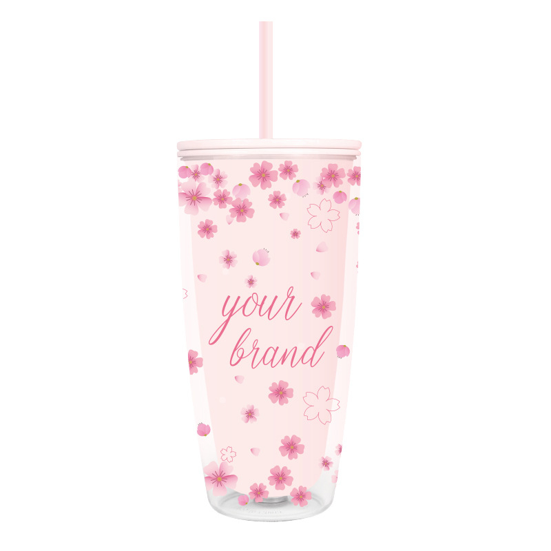 Ly Nhựa Hoa Anh Đào SAKURA 2 Lớp 750ml