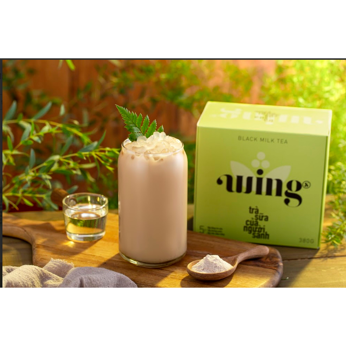 Hồng Trà Sữa Hòa Tan Wings - HỘP 5 SET