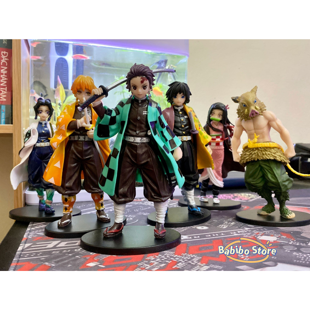 ⚡️𝗙𝗥𝗘𝗘𝗦𝗛𝗜𝗣⚡️ Mô Hình Kimetsu No Yaiba figure Demon Slayer Tanjirou, Kyoujurou, Zenitsu cực ngầu
