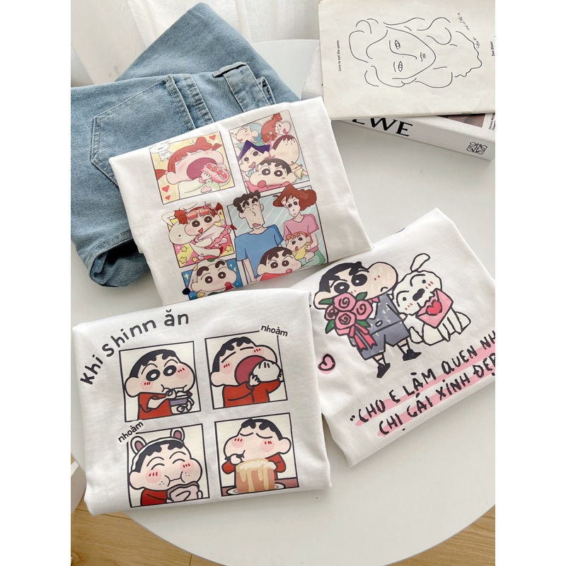 ATTK1126- Áo thun nữ babytee in hình Shin