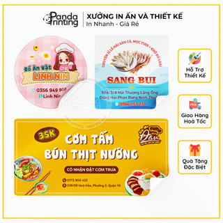 In Tem Nhãn - In Decal Dán - In Sticker Dán - Miễn Phí Thiết Kế