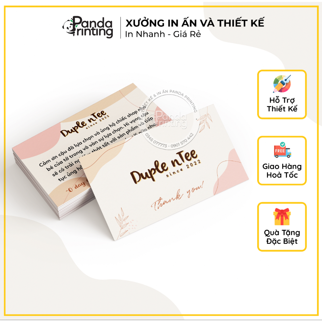 IN NAMECARD LẤY LIỀN - In siêu tốc với số lượng ít, lấy nhanh trong ngày 🔥