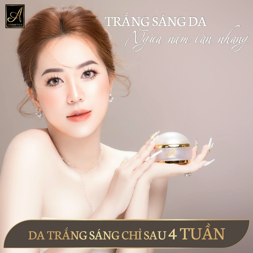 🌷 Kem Face Pháp Mẫu Mới 2024 Phương Anh A COSMETICS Trắng Da Mờ Thâm hộp 20gr